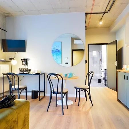 Arche Dwor Uphagena Lägenhetshotell Gdańsk